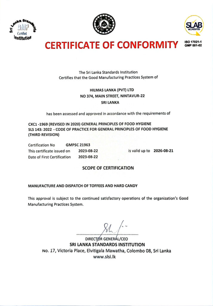 Certification - 1