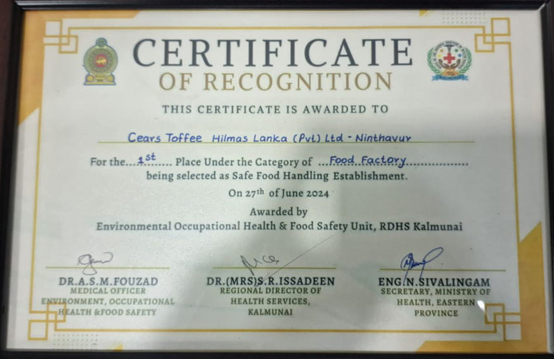 Certification - 8